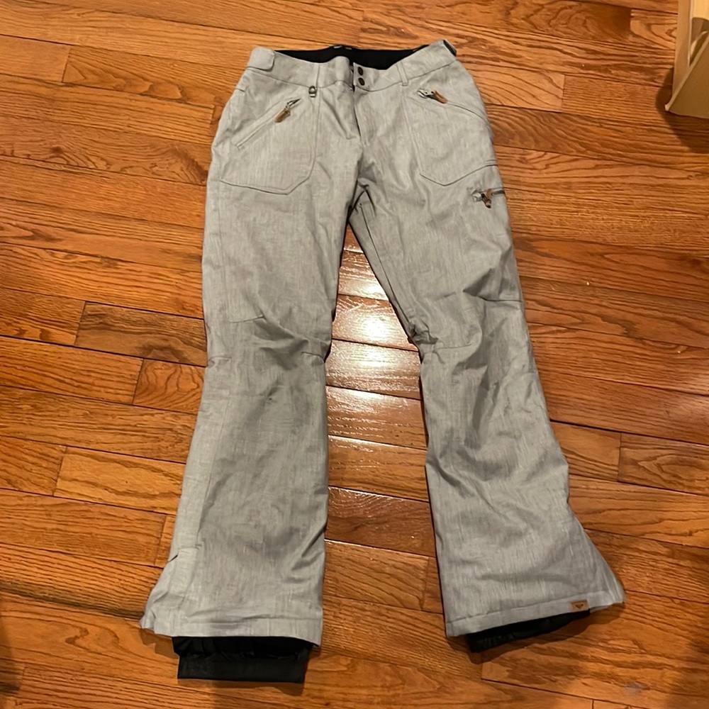 Roxy Backyard Snow Pants with 10K DryFlight technology - Size L - Colour: Grey
